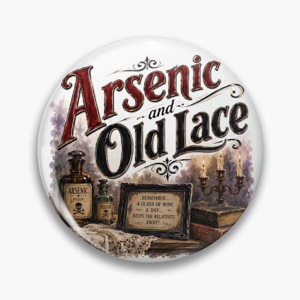 Item preview, Arsenic and Old Lace designed and sold by Lyric Vault - Rock on.