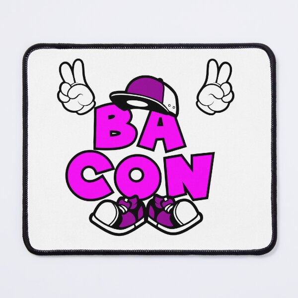 Item preview, BACON - FOOD Lettering Comic Words Funny designed and sold by NFTWords.