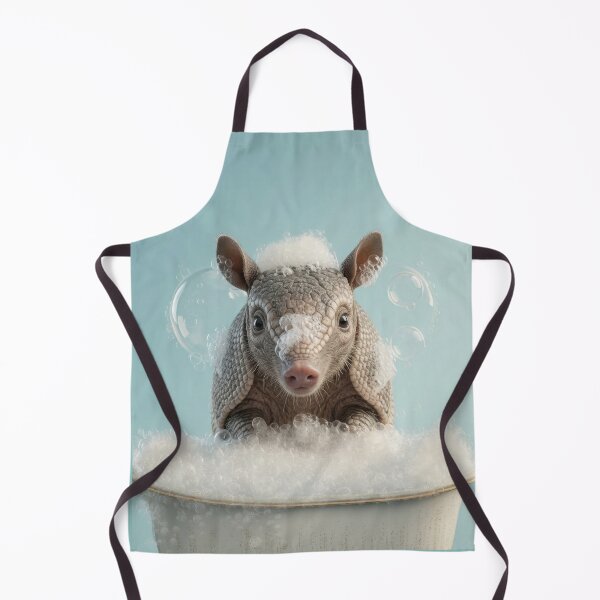 Item preview, Baby Armadillo Bubble Bath Cute Nursery Bathroom Wall Art designed and sold by LazyOwlStore.