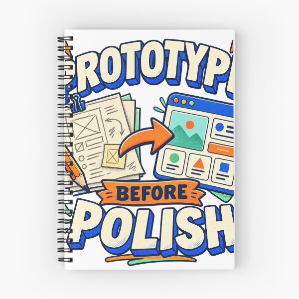 Item preview, Prototype Before Polish Product Design Quote designed and sold by Shope Buzz.