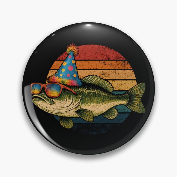 Item preview, Cool Retro Party Fish Wearing Funny Sunglasses Hat designed and sold by Moizento.