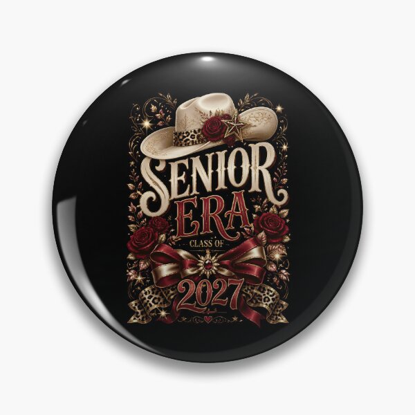Item preview, Senior Era Class of 2027 Cowgirl – Western Bow Floral Graduation designed and sold by CalmDownZone ⭐️⭐️⭐️⭐️⭐️.