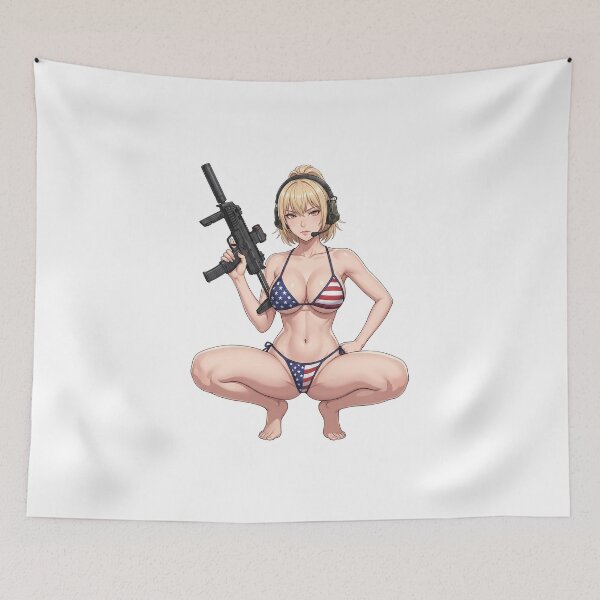 Item preview, American Gun Girl by RAWLIFEGRAPHIC designed and sold by RAWLIFEGRAPHIC.