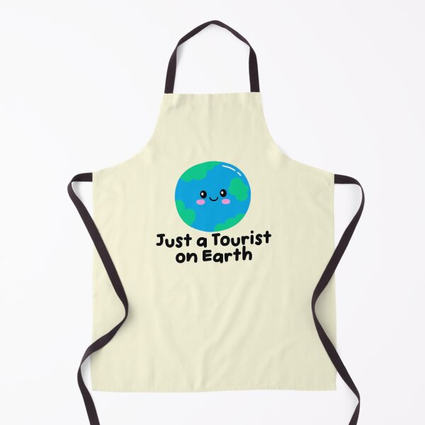 Item preview, Just a Tourist on Earth Cute Space Humor designed and sold by jianina-alondra.