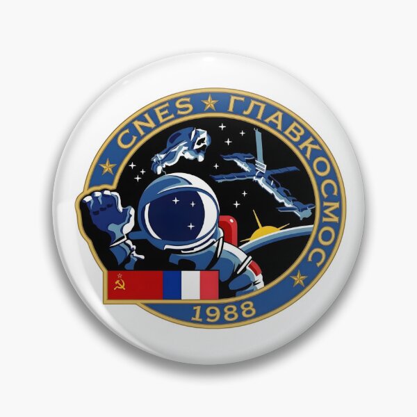 Item preview, Soviet-French Aragatz Mir Mission Space Patch designed and sold by CharlieDesings.