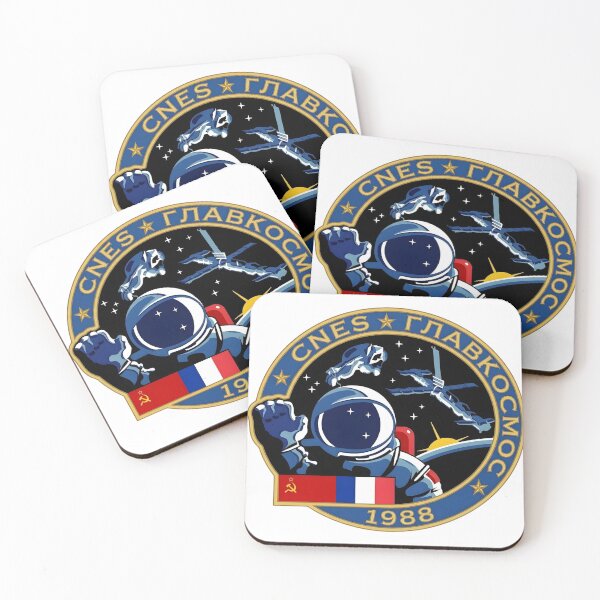 Item preview, Soviet-French Aragatz Mir Mission Space Patch designed and sold by CharlieDesings.