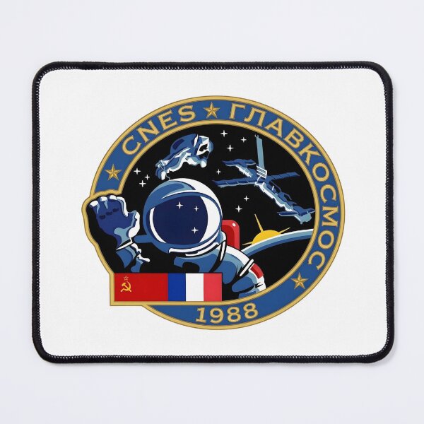 Item preview, Soviet-French Aragatz Mir Mission Space Patch designed and sold by CharlieDesings.