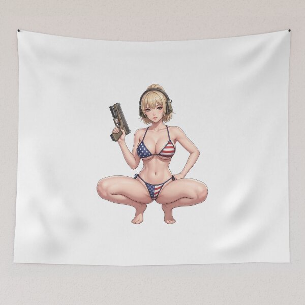 Item preview, American Gun Girl by RAWLIFEGRAPHIC designed and sold by RAWLIFEGRAPHIC.