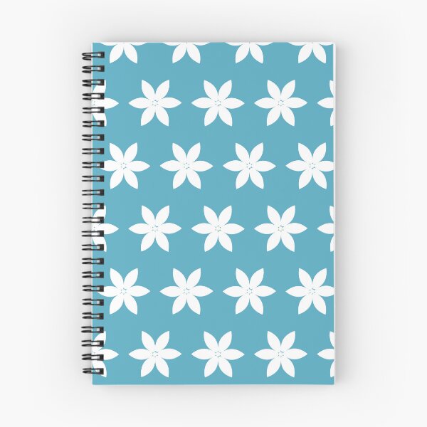 Item preview, White daisies on a blue background. Field flower petals. Simple summer pattern designed and sold by Dynamisa.