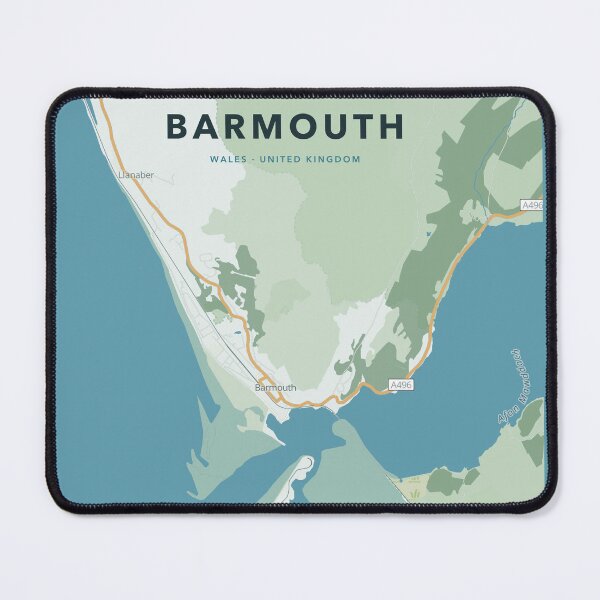 Item preview, Barmouth Map Poster - Coastal Header designed and sold by Patterned by Pixels.