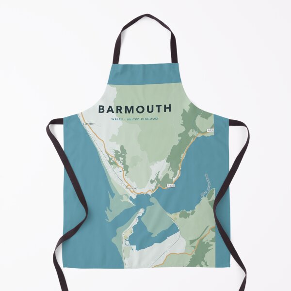 Item preview, Barmouth Map Poster - Coastal Header designed and sold by Patterned by Pixels.
