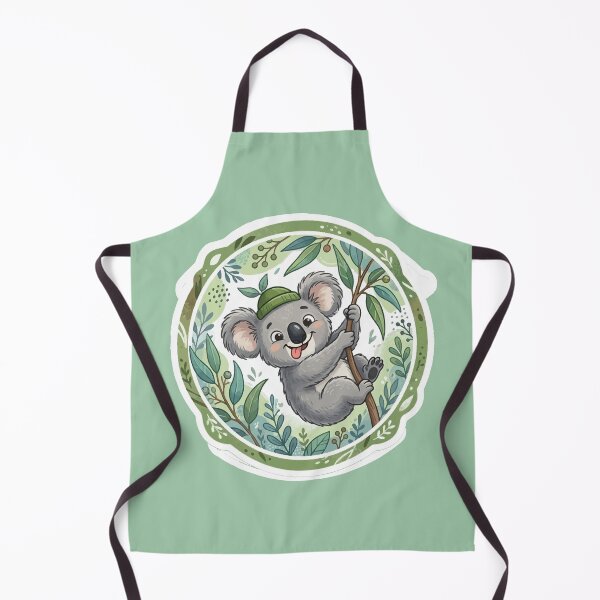Item preview, Cute Whimsical Koala Bear in on Eucalyptus Tree  designed and sold by DNBY.