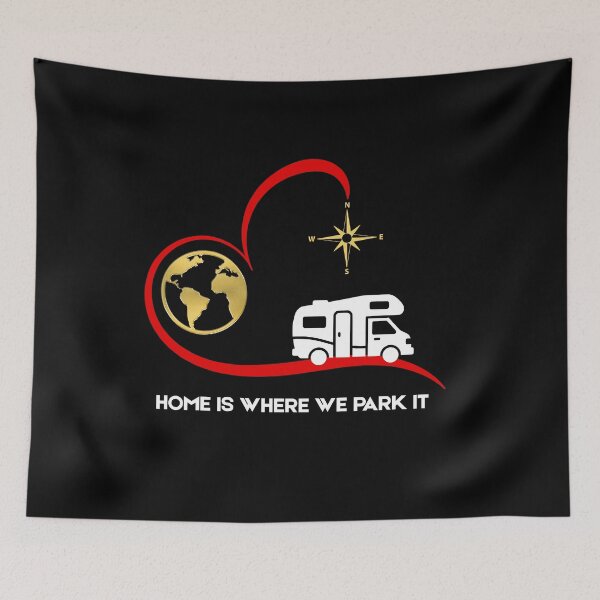 Item preview, Home Is Where We Park It - Classic Camper Van Life designed and sold by SteCreator.