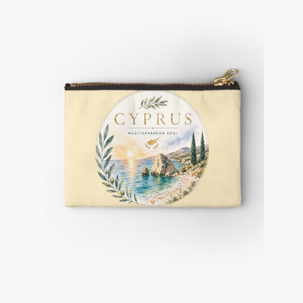 Item preview, Cyprus Mediterranean Soul Watercolor Travel Art designed and sold by GusiaTreasures.