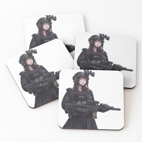 Item preview,  Tactical School Girl - Anime Special Ops designed and sold by RAWLIFEGRAPHIC.