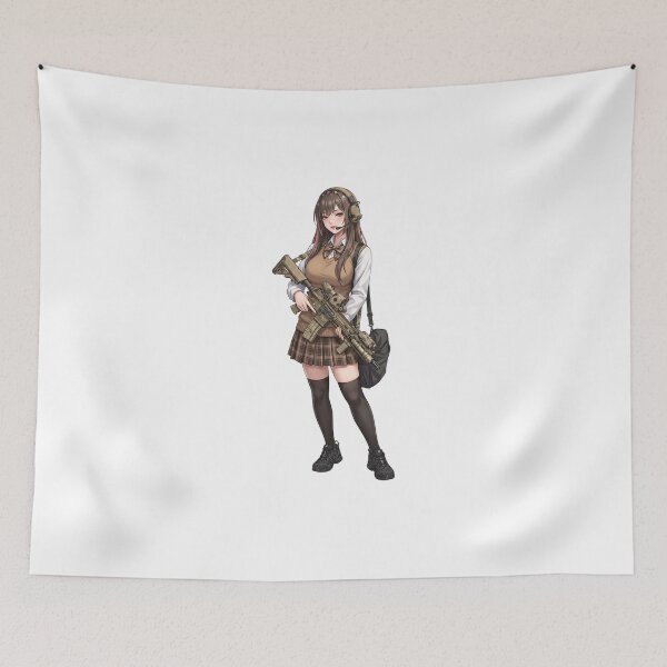 Item preview,  Tactical School Girl - Anime Special Ops designed and sold by RAWLIFEGRAPHIC.