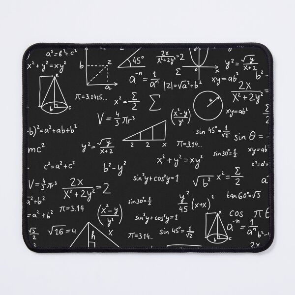 Item preview, Hand Drawn Math Formulas Blackboard Pattern designed and sold by IriArt-Designs.