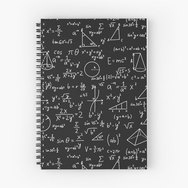 Item preview, Hand Drawn Math Formulas Blackboard Pattern designed and sold by IriArt-Designs.