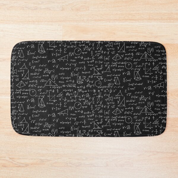 Item preview, Hand Drawn Math Formulas Blackboard Pattern designed and sold by IriArt-Designs.