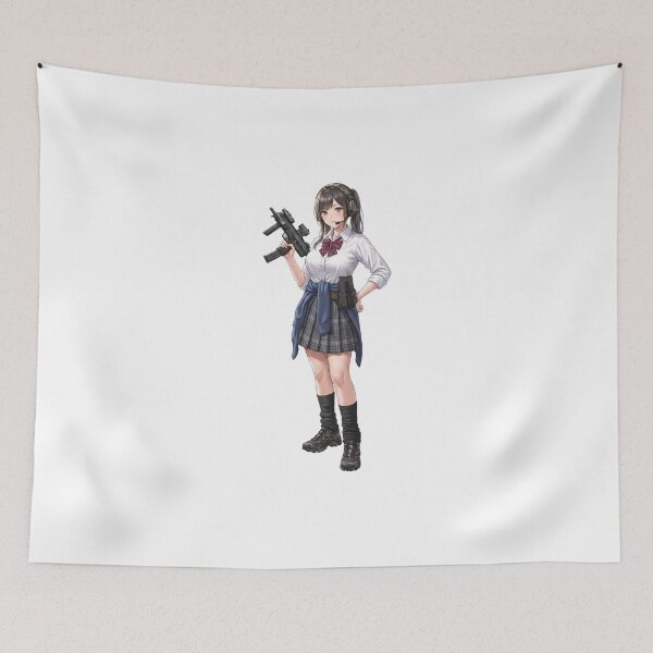 Item preview,  Tactical School Girl - Anime Special Ops designed and sold by RAWLIFEGRAPHIC.