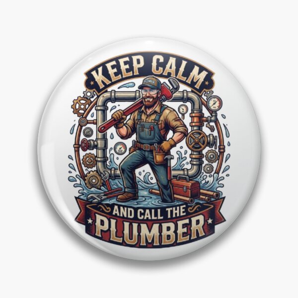 Item preview, Keep Calm And Call The Plumber Vintage Design designed and sold by PixelStyle Studio.