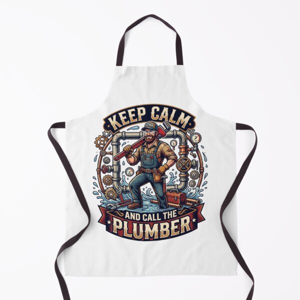 Item preview, Keep Calm And Call The Plumber Vintage Design designed and sold by PixelStyle Studio.