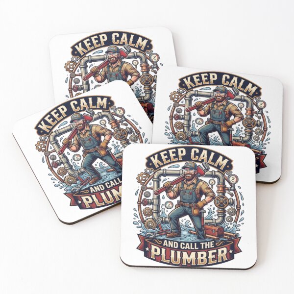 Item preview, Keep Calm And Call The Plumber Vintage Design designed and sold by PixelStyle Studio.