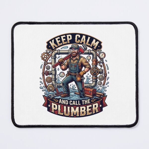 Item preview, Keep Calm And Call The Plumber Vintage Design designed and sold by PixelStyle Studio.