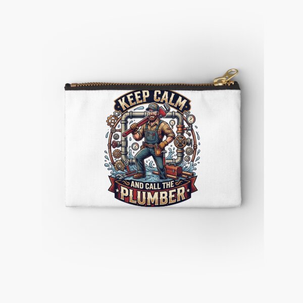 Item preview, Keep Calm And Call The Plumber Vintage Design designed and sold by PixelStyle Studio.