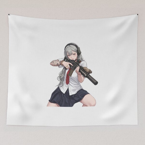 Item preview,  Tactical School Girl - Anime Special Ops designed and sold by RAWLIFEGRAPHIC.