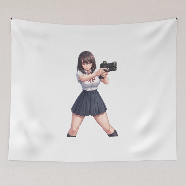 Item preview,  Tactical School Girl - Anime Special Ops designed and sold by RAWLIFEGRAPHIC.
