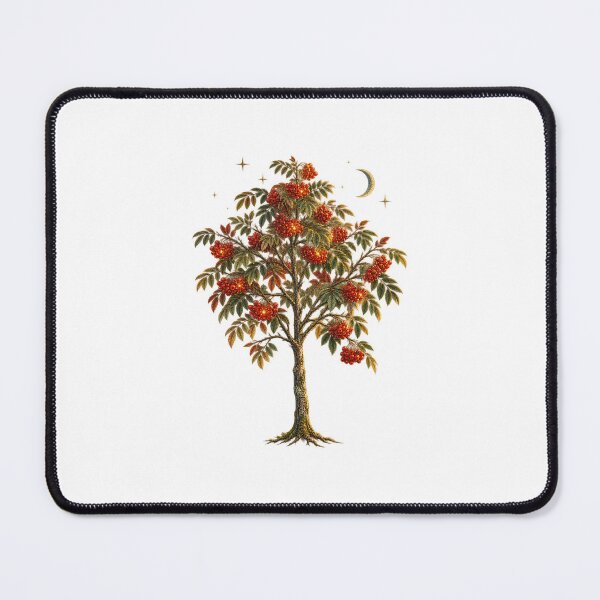 Item preview, Rowan Tree | Celtic Ogham Tree Calendar Art | Pagan Tree Lore Gift designed and sold by Brackenlume Studio.