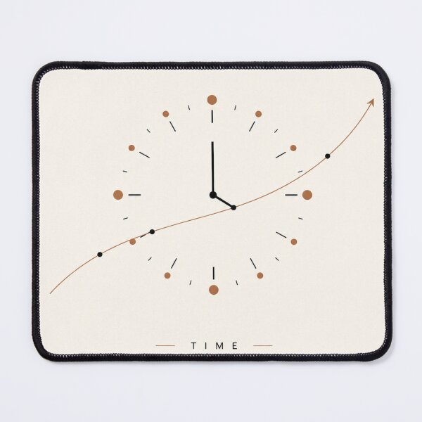 Item preview, Minimalist Clock & Compound Growth Curve Graphic designed and sold by Zaramodo.