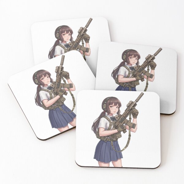 Item preview,  Tactical School Girl - Anime Special Ops designed and sold by RAWLIFEGRAPHIC.