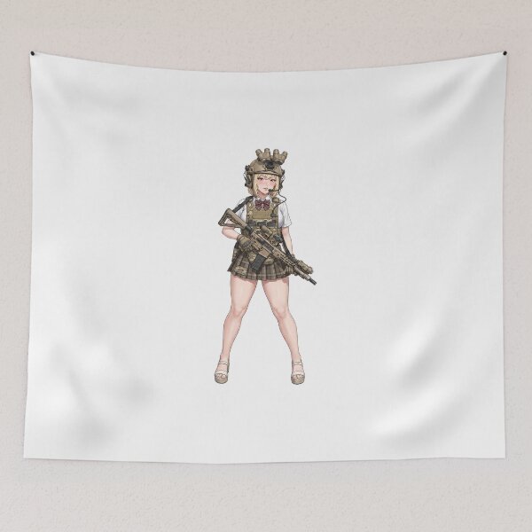 Item preview,  Tactical School Girl - Anime Special Ops designed and sold by RAWLIFEGRAPHIC.