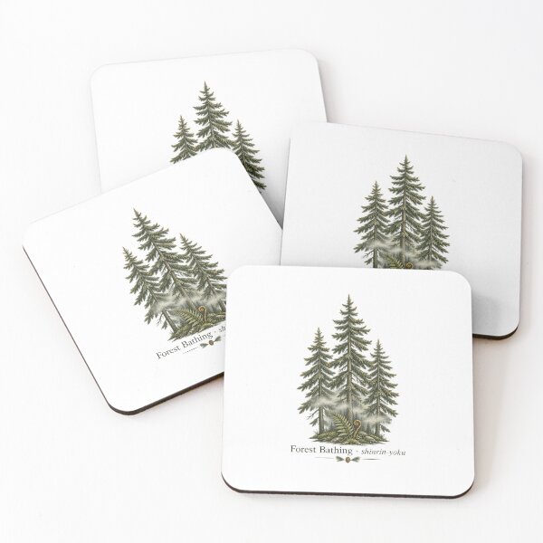Item preview, Forest Bathing | Woodland Nature Wellness Botanical | Nature Therapy Gift designed and sold by Brackenlume Studio.
