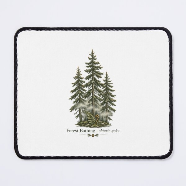 Item preview, Forest Bathing | Woodland Nature Wellness Botanical | Nature Therapy Gift designed and sold by Brackenlume Studio.