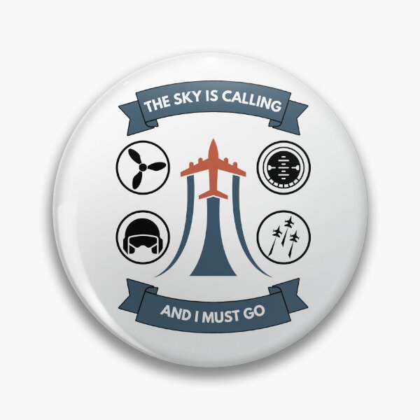 Item preview, The Sky Is Calling Vintage Jet Pilot designed and sold by SteCreator.