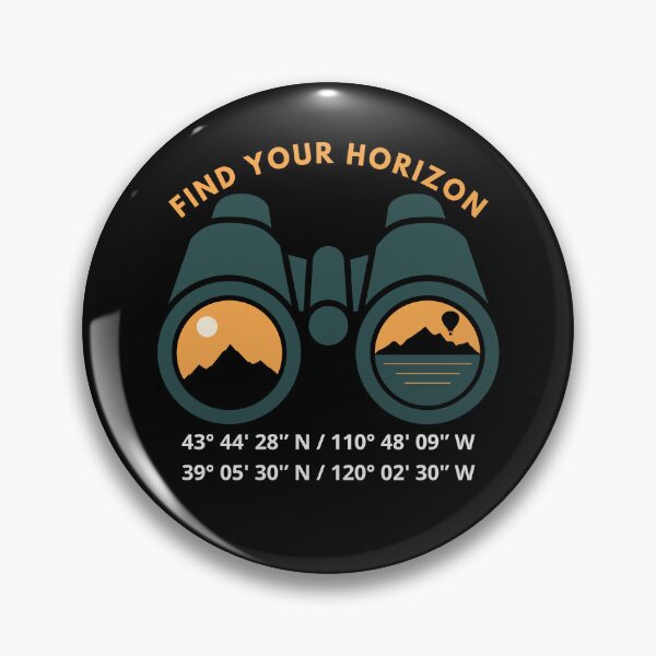 Item preview, Find Your Horizon - Grand Teton & Lake Tahoe Mountain Binoculars designed and sold by SteCreator.