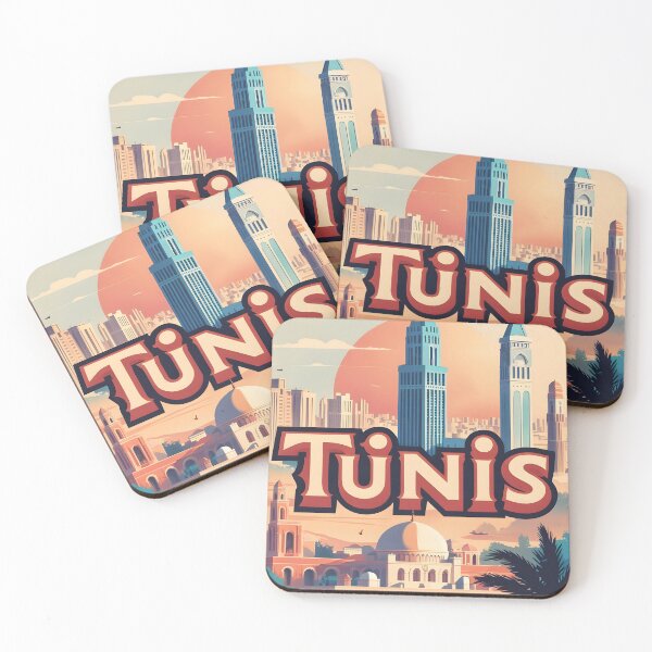 Item preview, Tunis Tunisia Vintage Travel Tourism designed and sold by TravelersGems.