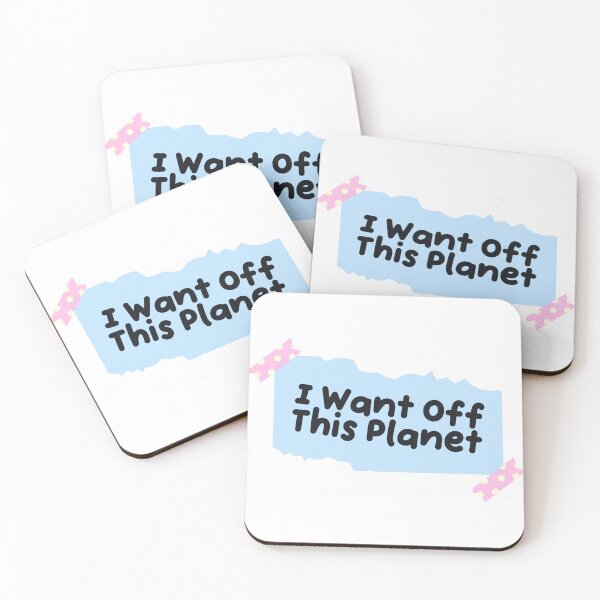 Item preview, I Want Off This Planet Funny Quote designed and sold by jianina-alondra.