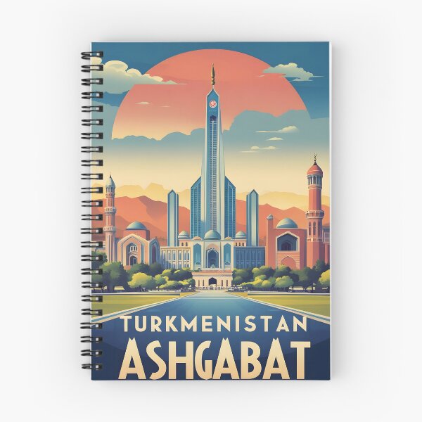 Item preview, Ashgabat Turkmenistan Vintage Travel Tourism designed and sold by TravelersGems.