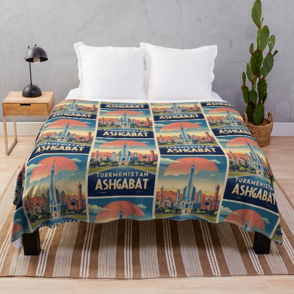 Item preview, Ashgabat Turkmenistan Vintage Travel Tourism designed and sold by TravelersGems.