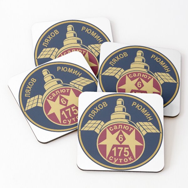 Item preview, Soviet Salyut 6 EO-3 175-Day Endurance Mission Patch designed and sold by CharlieDesings.