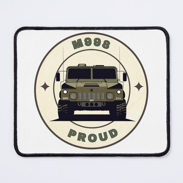 Item preview, M998 and Proud – HMMWV Model Badge Tee | Tactical Vehicle Graphic Design designed and sold by SIGNAL & BLOOM.
