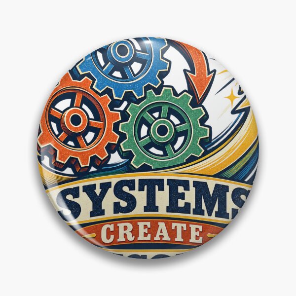 Item preview, Systems Create Outcomes Systems Thinking Quote designed and sold by Shope Buzz.