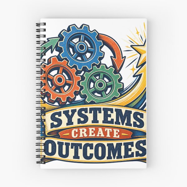 Item preview, Systems Create Outcomes Systems Thinking Quote designed and sold by Shope Buzz.