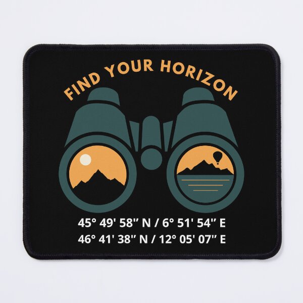 Item preview, Find Your Horizon - Mont Blanc & Braies Mountains Binoculars designed and sold by SteCreator.
