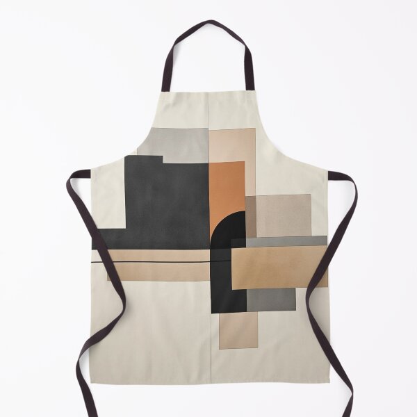 Item preview, Minimalist Architectural Abstraction - Geometric Bauhaus & Earth Tone Block Canvas designed and sold by Zaramodo.