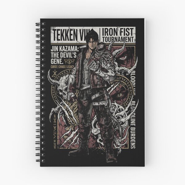 Item preview, Jin Kazama Tekken Grunge Gaming Graphic Tee designed and sold by Senpaiwaves.